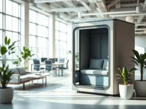 Wynajem budek akustycznych jako szybki sposób na poprawę akustyki w firmie